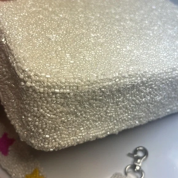 NWT Tiana Designs Ny Beaded Square Crossbody Rainbow Rolling Stones Purse Bag - Picture 14 of 15